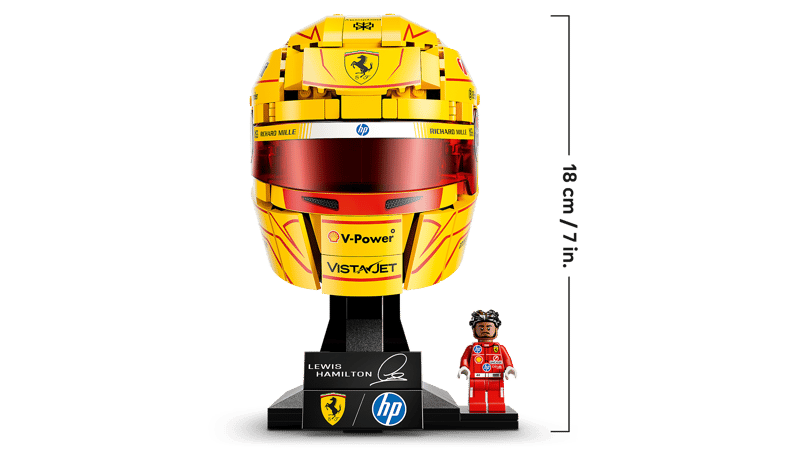 Mô Hình Lắp Ráp Mũ Bảo Hiểm Ferrari HP Lewis Hamilton LEGO #43022