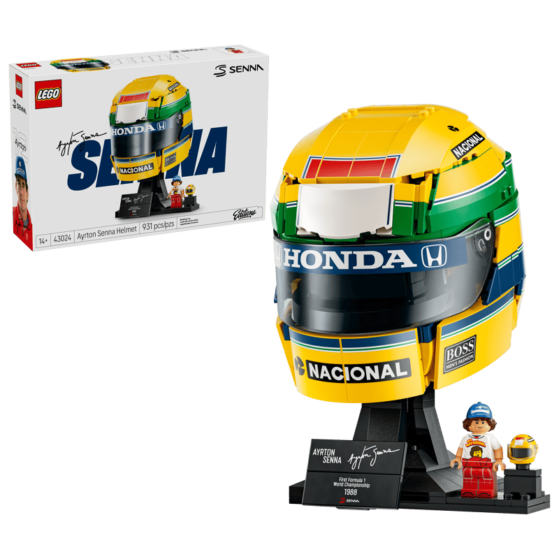 Mô Hình Lắp Ráp LEGO Mũ Bảo Hiểm Ayrton Senna F1 #43024