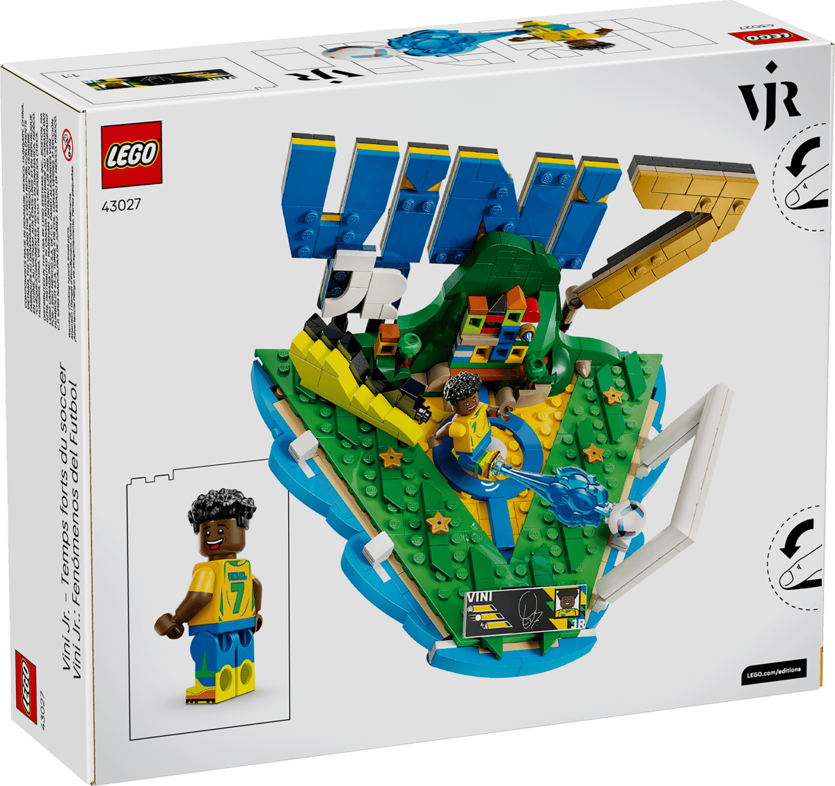 Bộ Mô Hình LEGO Vinícius Júnior - Siêu sao bóng đá Brazil #43027