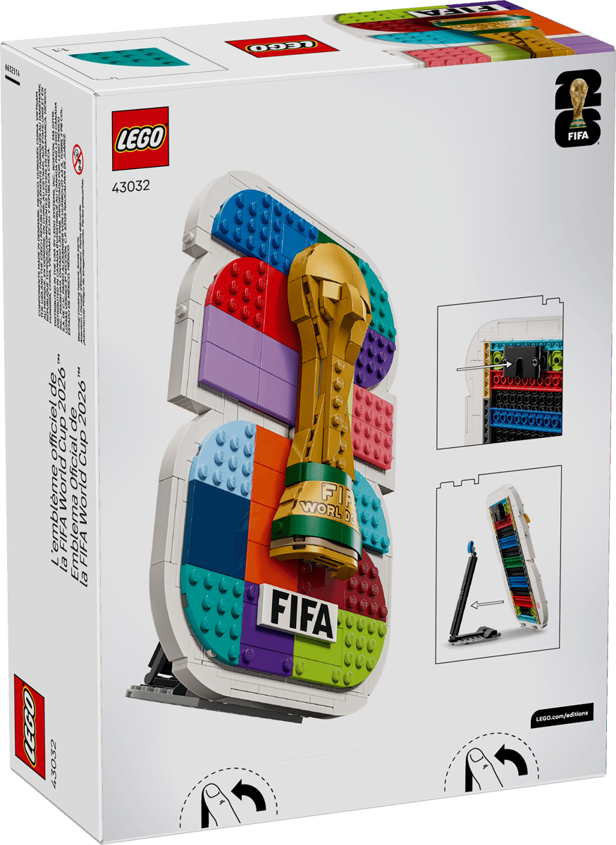 Bộ Mô Hình LEGO Biểu tượng chính thức FIFA World Cup 2026 #43032