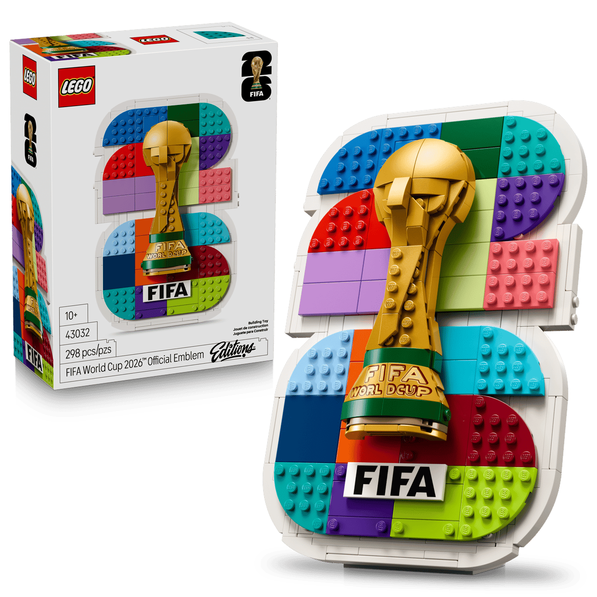 Bộ Mô Hình LEGO Biểu tượng chính thức FIFA World Cup 2026 #43032