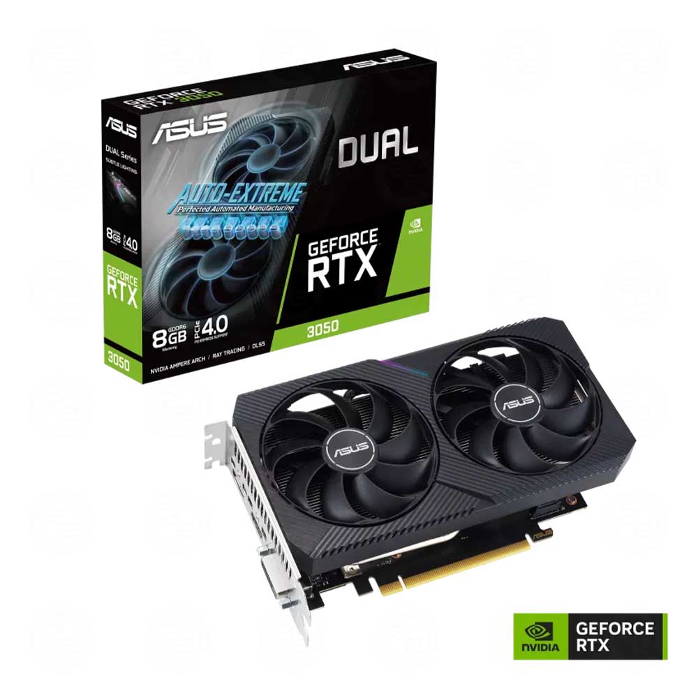 Card màn hình ASUS Dual GeForce RTX 3050 V2 8GB (DUAL-RTX3050-8G-V2)
