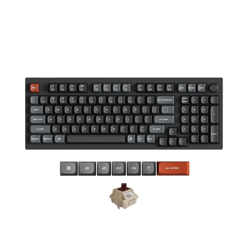 Bàn phím không dây Keychron V5 Ultra 8K ZMK RGB (Keychron Sw)