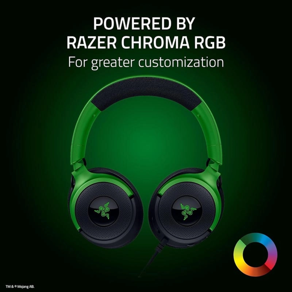 Tai Nghe Gaming Razer Kraken V4 X Minecraft Edition