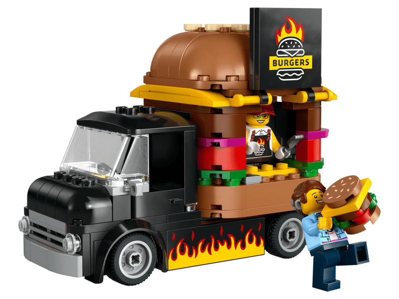 Bộ Mô Hình Xe tải Burger lưu động LEGO CITY #60404