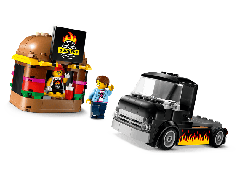 Bộ Mô Hình Xe tải Burger lưu động LEGO CITY #60404