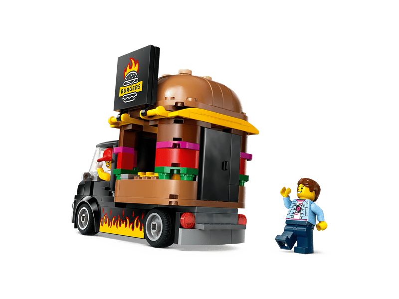Bộ Mô Hình Xe tải Burger lưu động LEGO CITY #60404