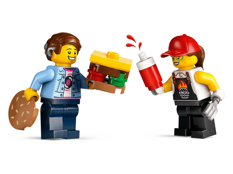 Bộ Mô Hình Xe tải Burger lưu động LEGO CITY #60404