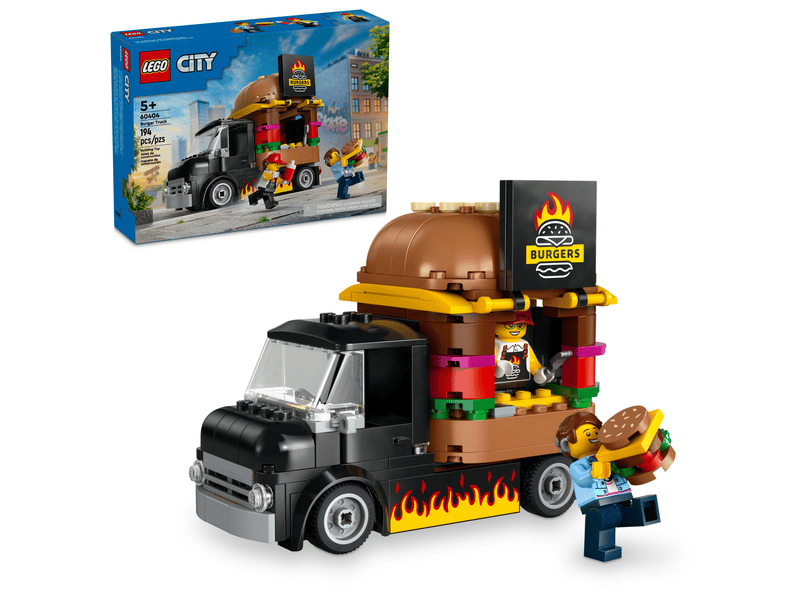 Bộ Mô Hình Xe tải Burger lưu động LEGO CITY #60404