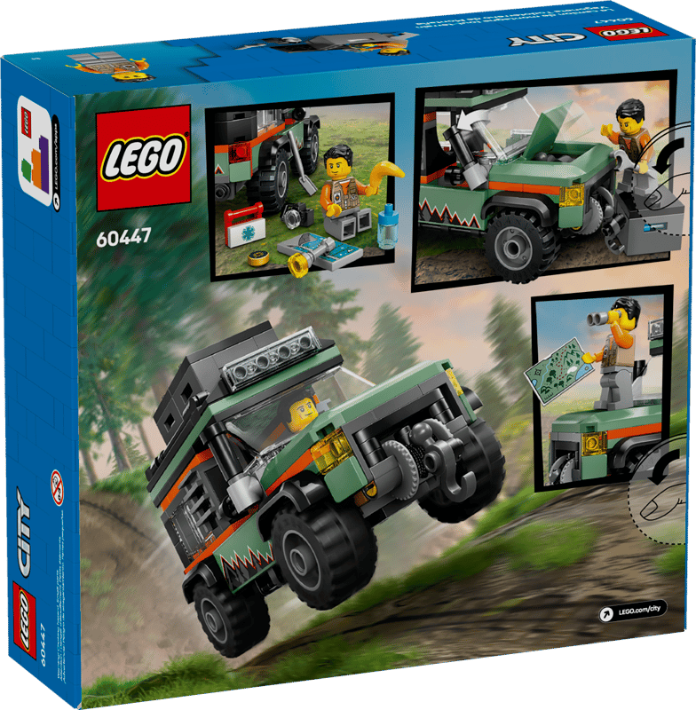 Bộ Mô Hình Xe Leo Núi Địa Hình 4X4 LEGO CITY #60447