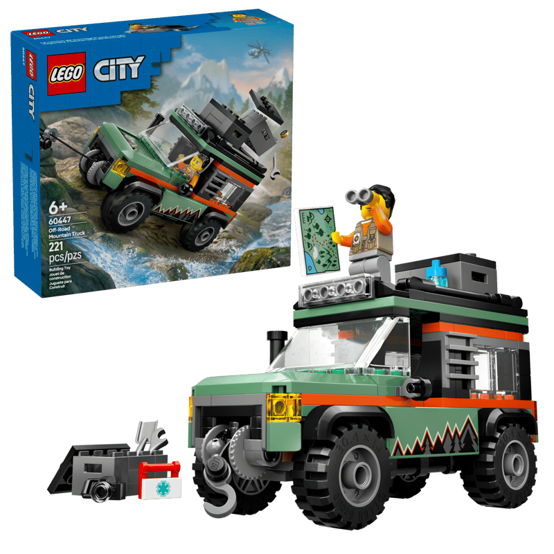 Bộ Mô Hình Xe Leo Núi Địa Hình 4X4 LEGO CITY #60447