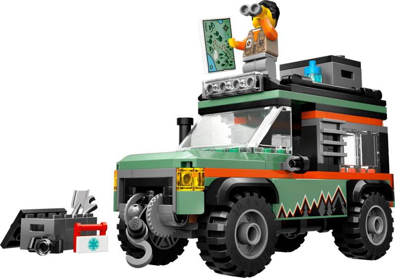 Bộ Mô Hình Xe Leo Núi Địa Hình 4X4 LEGO CITY #60447