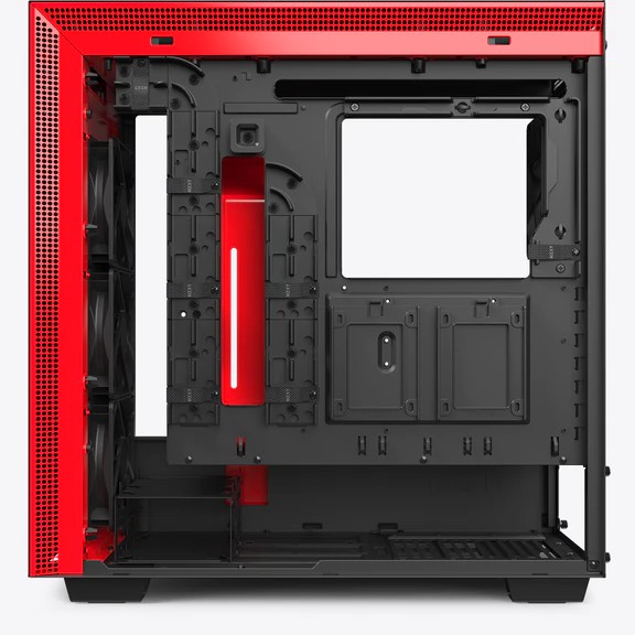 Vỏ Case Máy Tính NZXT H710i (Đen Đỏ/Đen Sần/Trắng Sần)
