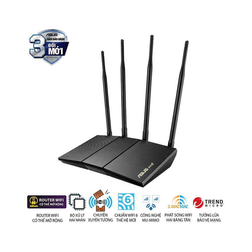 Bộ phát wifi ASUS RT-AX1800HP