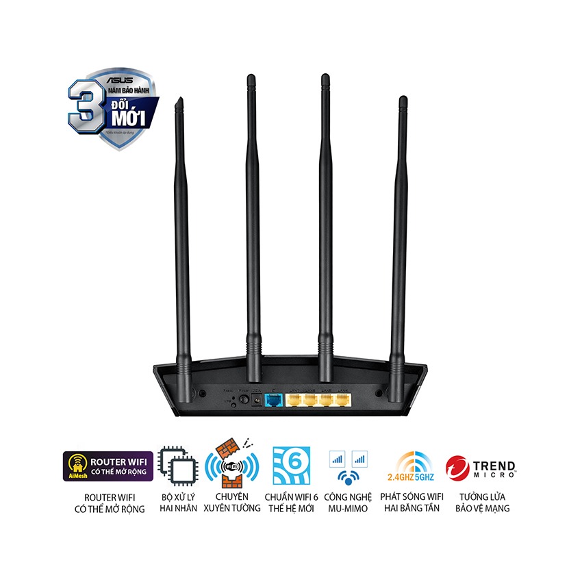 Bộ phát wifi ASUS RT-AX1800HP