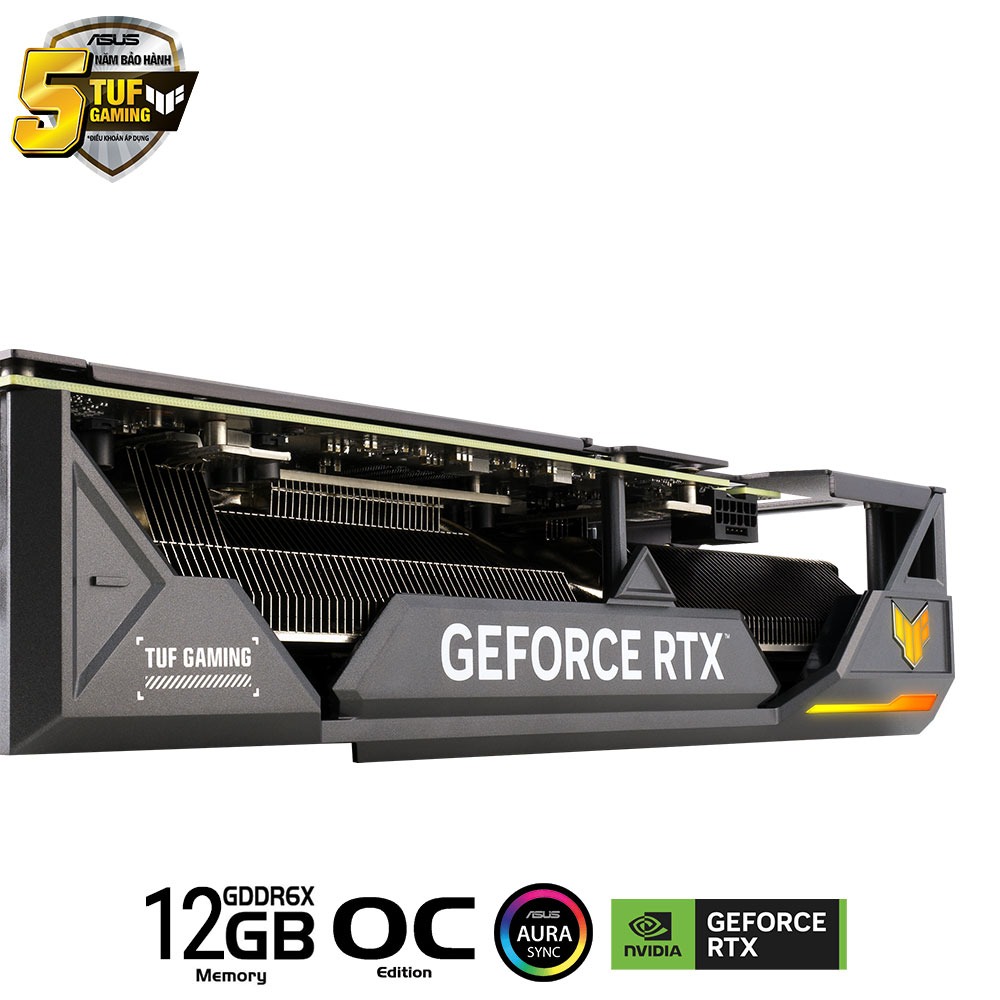 VGA Asus RTX 4070TI TUF Gaming 12G GDDR6X 3 Fan (TUF-RTX4070TI-12G-GAMING)