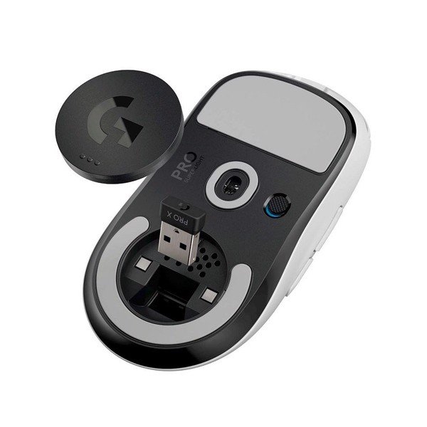 Chuột Logitech PRO X SUPERLIGHT (Đen/Trắng)