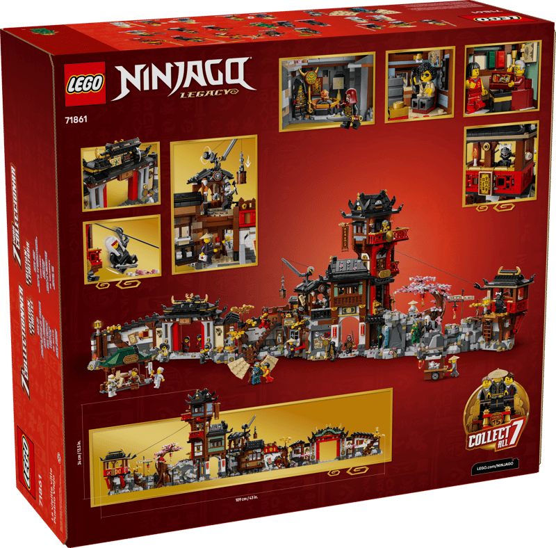 Bộ Mô Hình Khu Phố Cổ Kỷ Niệm 15 Năm LEGO NINJAGO #71861
