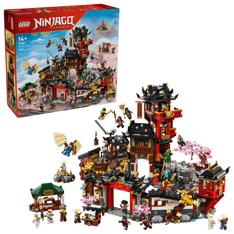Bộ Mô Hình Khu Phố Cổ Kỷ Niệm 15 Năm LEGO NINJAGO #71861