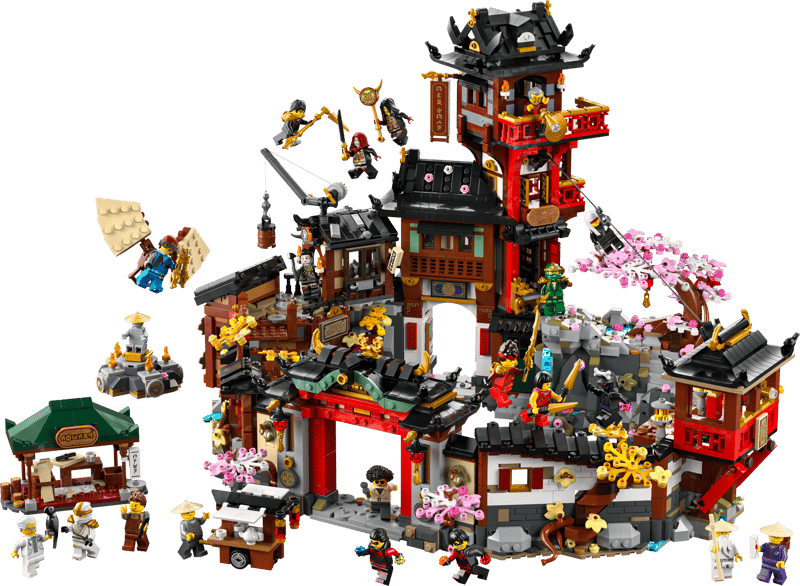 Bộ Mô Hình Khu Phố Cổ Kỷ Niệm 15 Năm LEGO NINJAGO #71861