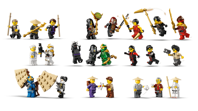 Bộ Mô Hình Khu Phố Cổ Kỷ Niệm 15 Năm LEGO NINJAGO #71861