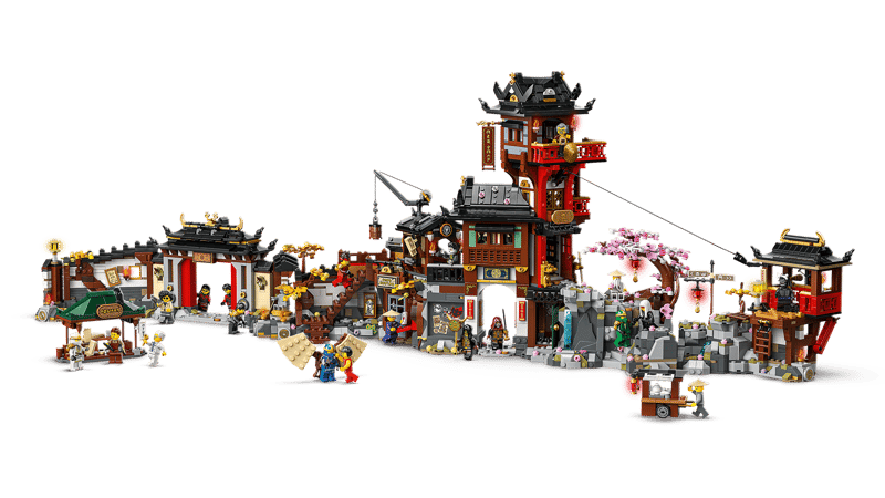 Bộ Mô Hình Khu Phố Cổ Kỷ Niệm 15 Năm LEGO NINJAGO #71861