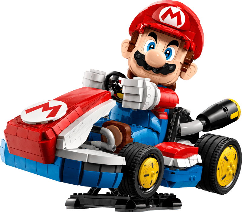 Bộ Mô hình Mario Kart™ - Mario Và Xe Tiêu Chuẩn LEGO Super Mario #72037