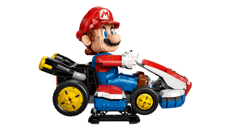 Bộ Mô hình Mario Kart™ - Mario Và Xe Tiêu Chuẩn LEGO Super Mario #72037
