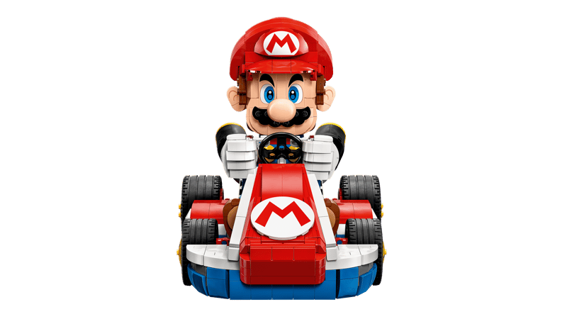 Bộ Mô hình Mario Kart™ - Mario Và Xe Tiêu Chuẩn LEGO Super Mario #72037