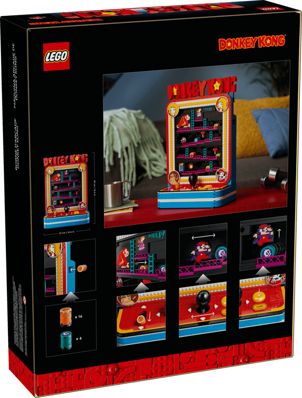 Bộ Mô Hình Máy Chơi Game Donkey Kong Arcade  LEGO Super Mario #72051
