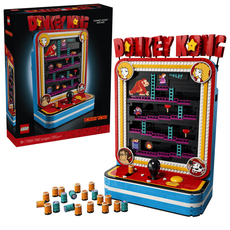 Bộ Mô Hình Máy Chơi Game Donkey Kong Arcade  LEGO Super Mario #72051