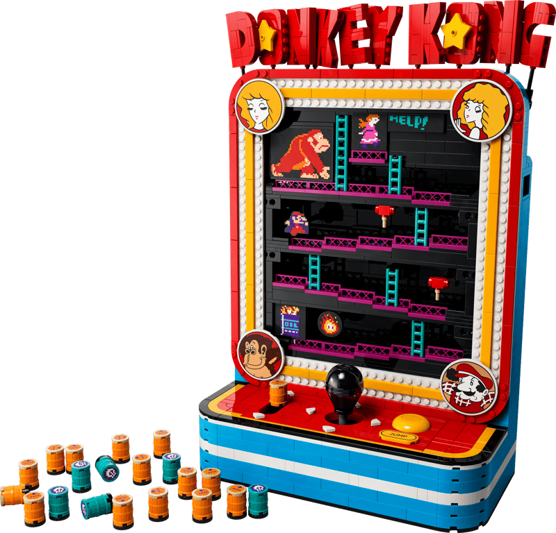 Bộ Mô Hình Máy Chơi Game Donkey Kong Arcade  LEGO Super Mario #72051