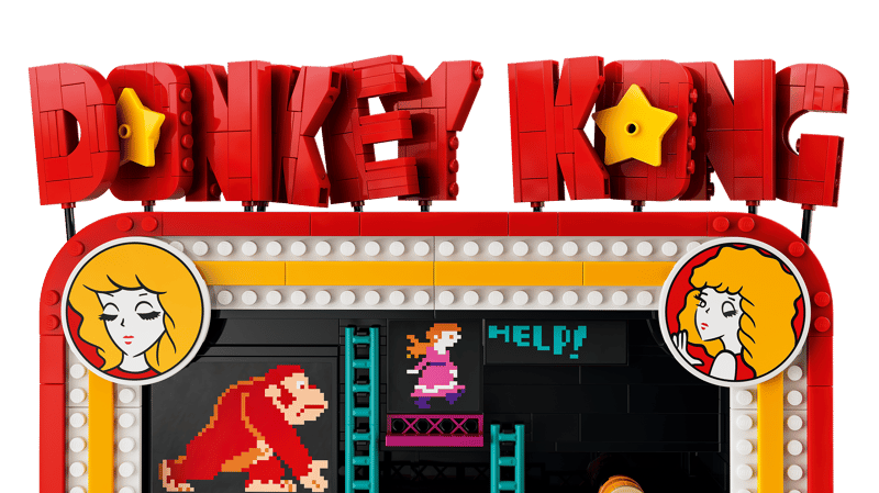 Bộ Mô Hình Máy Chơi Game Donkey Kong Arcade  LEGO Super Mario #72051