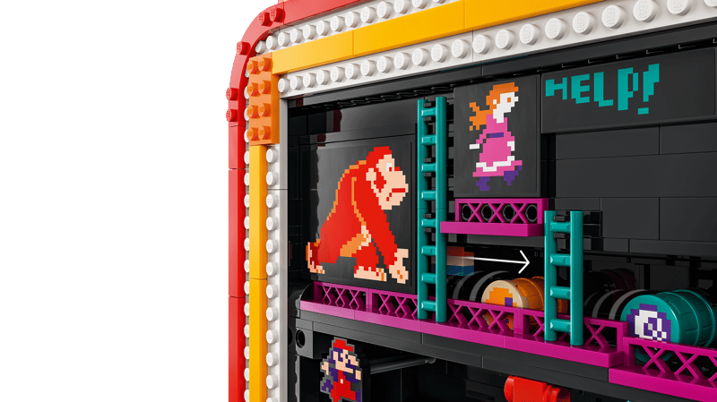 Bộ Mô Hình Máy Chơi Game Donkey Kong Arcade  LEGO Super Mario #72051