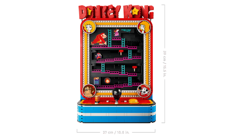 Bộ Mô Hình Máy Chơi Game Donkey Kong Arcade  LEGO Super Mario #72051