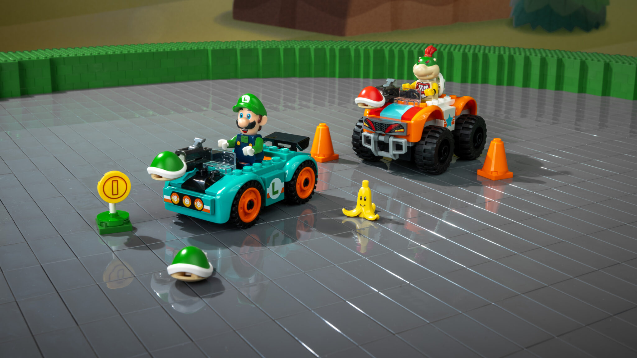 Mô Hình Lắp Ráp LEGO Super Mario Cuộc Đua Của Luigi Và Bowser Jr. #72056