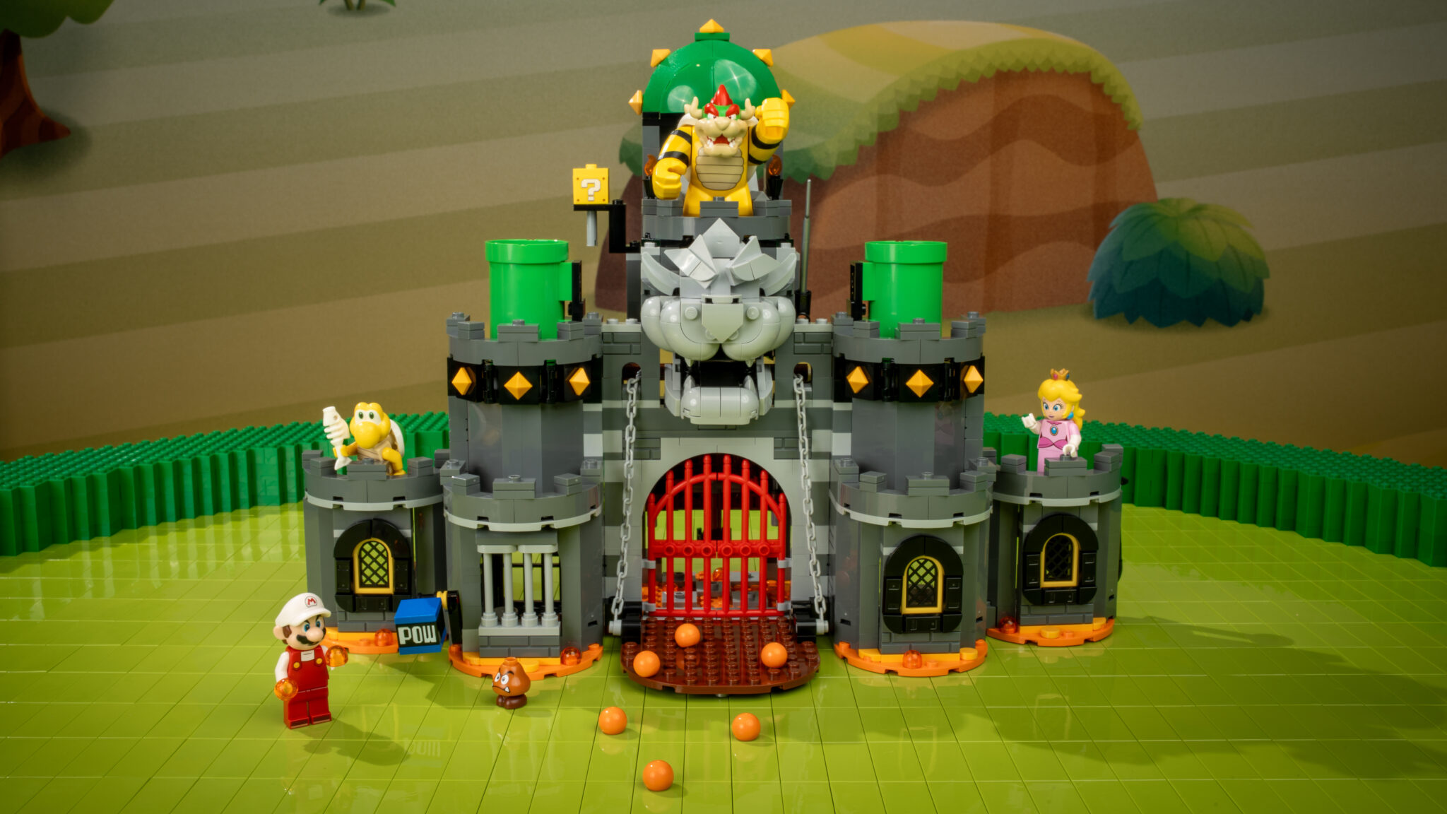 Mô Hình Lắp Ráp LEGO Super Mario Lâu Đài Của Bowser Và Fire Mario#72060