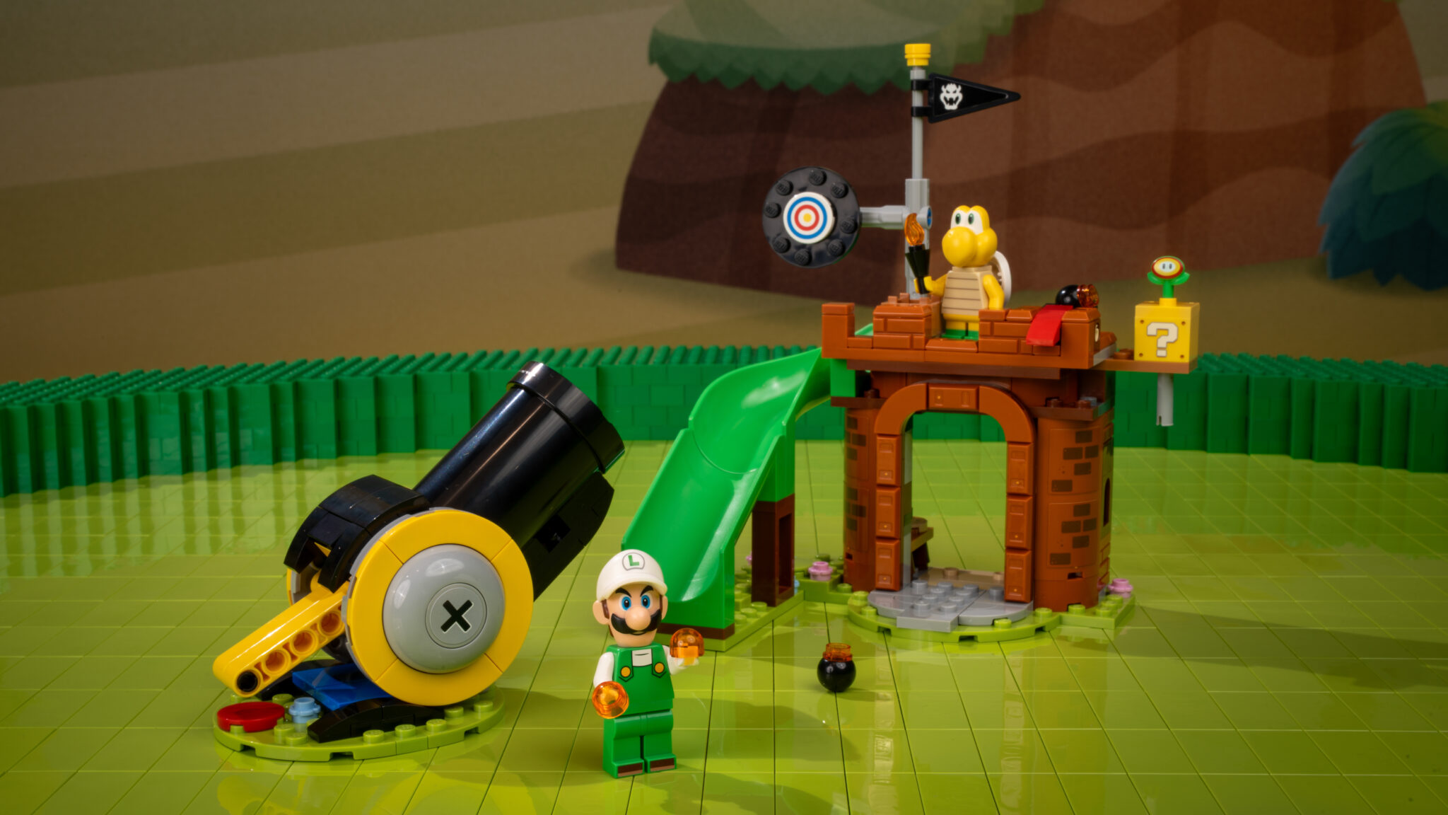 Mô Hình Lắp Ráp LEGO Super Mario Trận Chiến Của Fire Luigi Và Koopa Troopa #72061