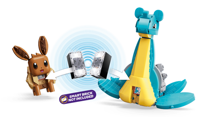 Bộ Mô Hình LEGO Smart Play Hành Trình Truy Tìm Kho Báu Cùng Eevee Và Lapras  LEGO Pokemon #72162