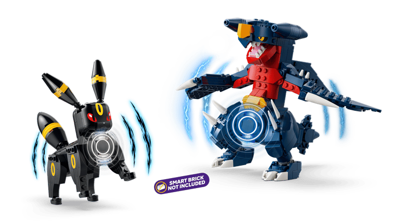 Bộ Mô Hình LEGO Smart Play Trận Chiến Vô Địch Umbreon vs Garchomp LEGO Pokemon #72165