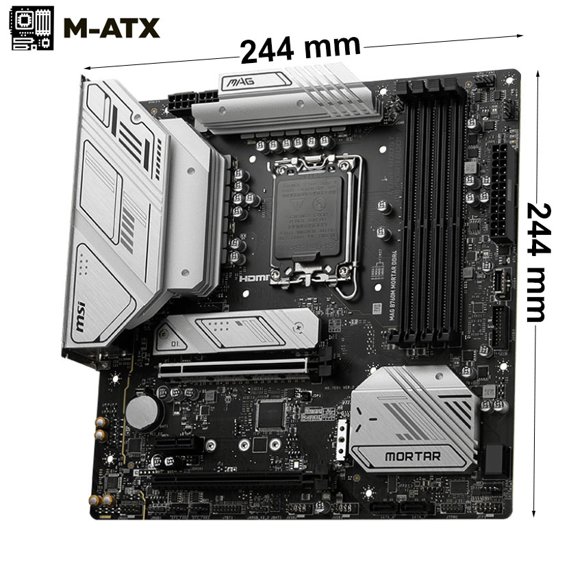 MAINBOARD MSI MAG B760M MORTAR DDR4