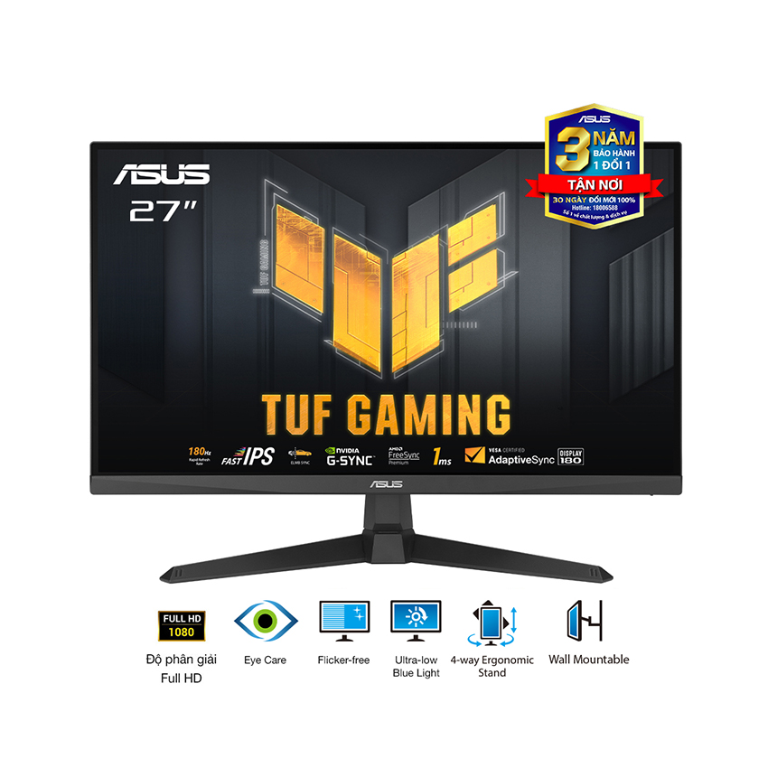 Màn hình Asus TUF Gaming VG279Q3A – 27″ – IPS – 180Hz