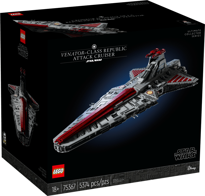Bộ Mô Hình Tàu Chiến Venator-Class Republic Attack Cruiser LEGO Star Wars #75367