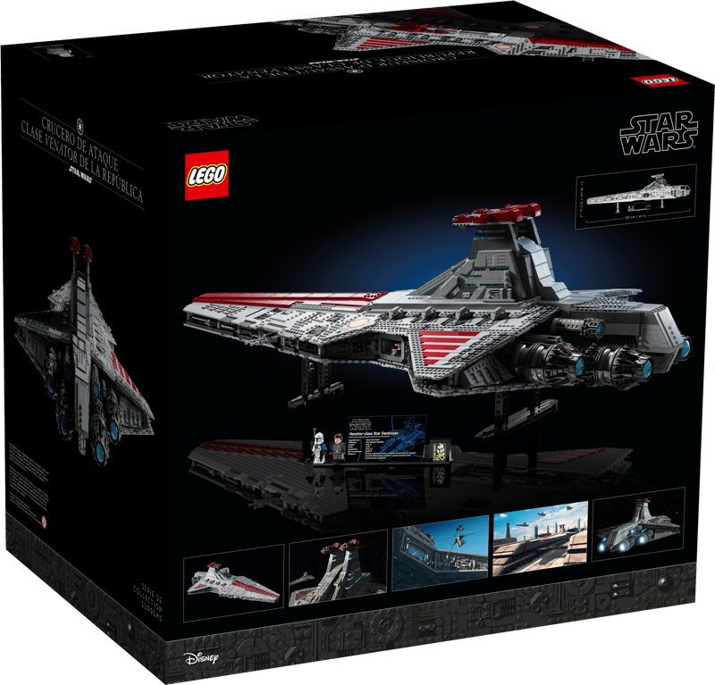 Bộ Mô Hình Tàu Chiến Venator-Class Republic Attack Cruiser LEGO Star Wars #75367