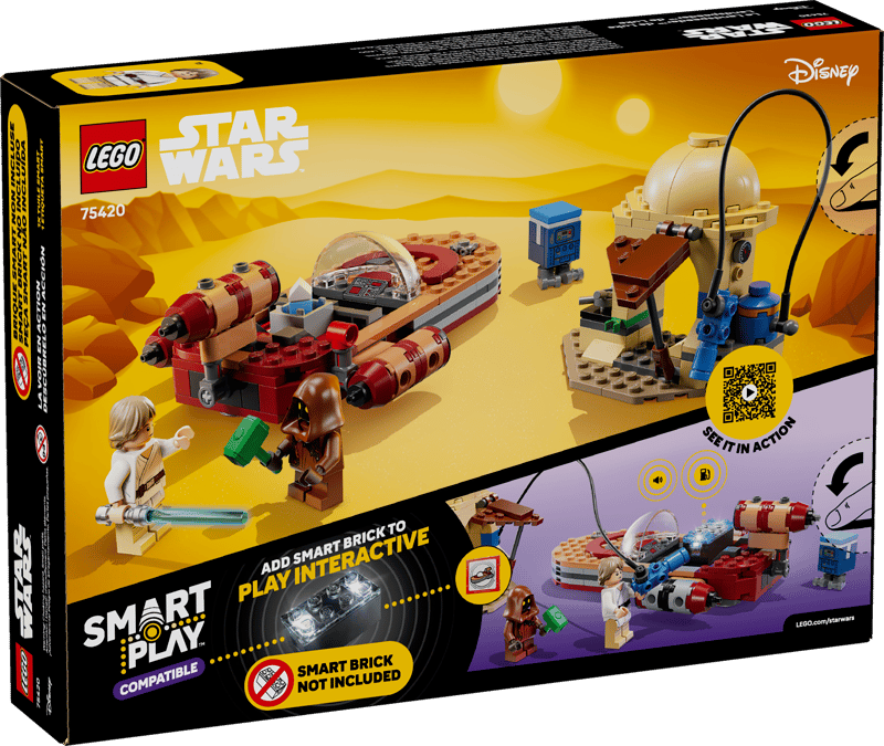 Bộ Mô Hình LEGO SMART PLAY Star Wars: Luke's Landspeeder #75420