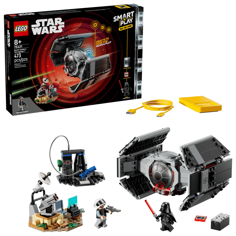 Bộ Mô Hình LEGO SMART PLAY Star Wars: Darth Vader's TIE Fighter #75421