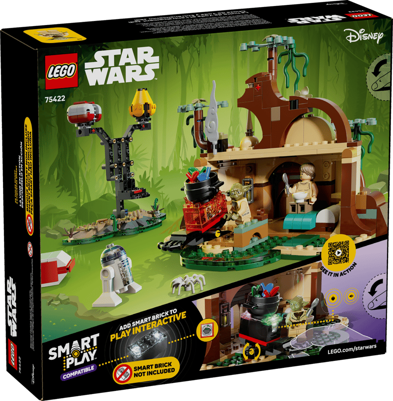 Bộ Mô Hình LEGO SMART PLAY Star Wars: Yoda's Hut and Jedi Training #75422