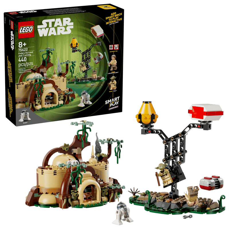 Bộ Mô Hình LEGO SMART PLAY Star Wars: Yoda's Hut and Jedi Training #75422