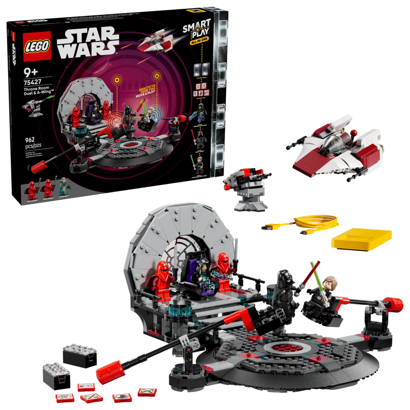 Bộ Mô Hình LEGO SMART PLAY Star Wars: Throne Room Duel & A-Wing #75427