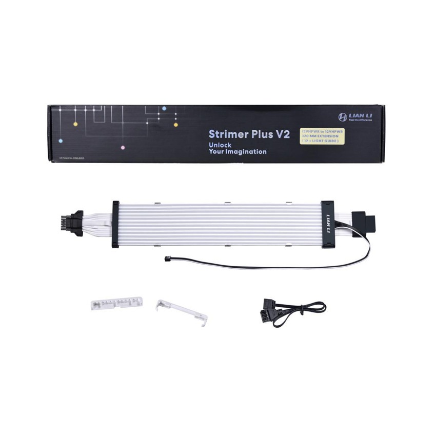 Dây nguồn nối dài cho card đồ hoạ Lian Li Strimer Plus V2 - 12VHPWR (12+4-PIN) - 12 sợi LED ARGB